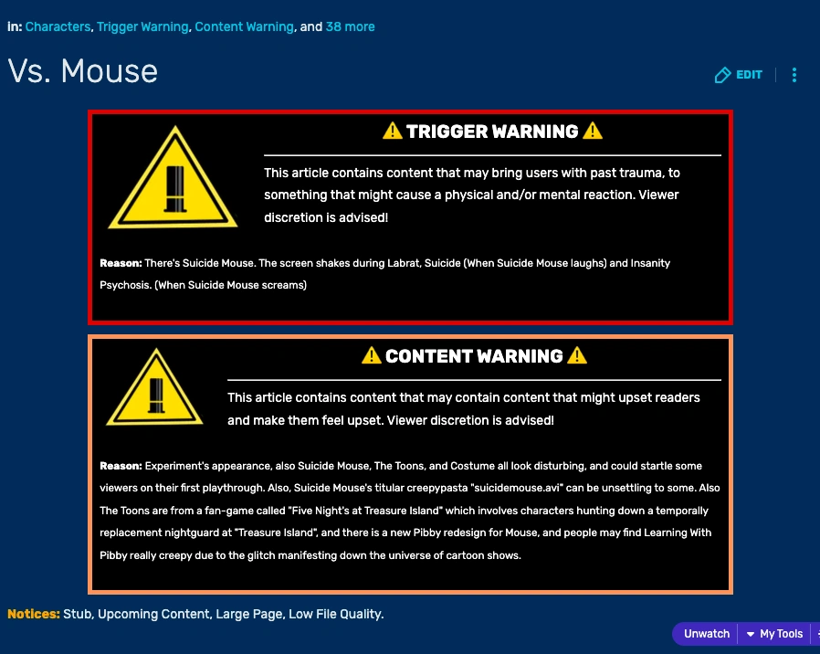 I Fixed The TW and CW Templates! Fandom
