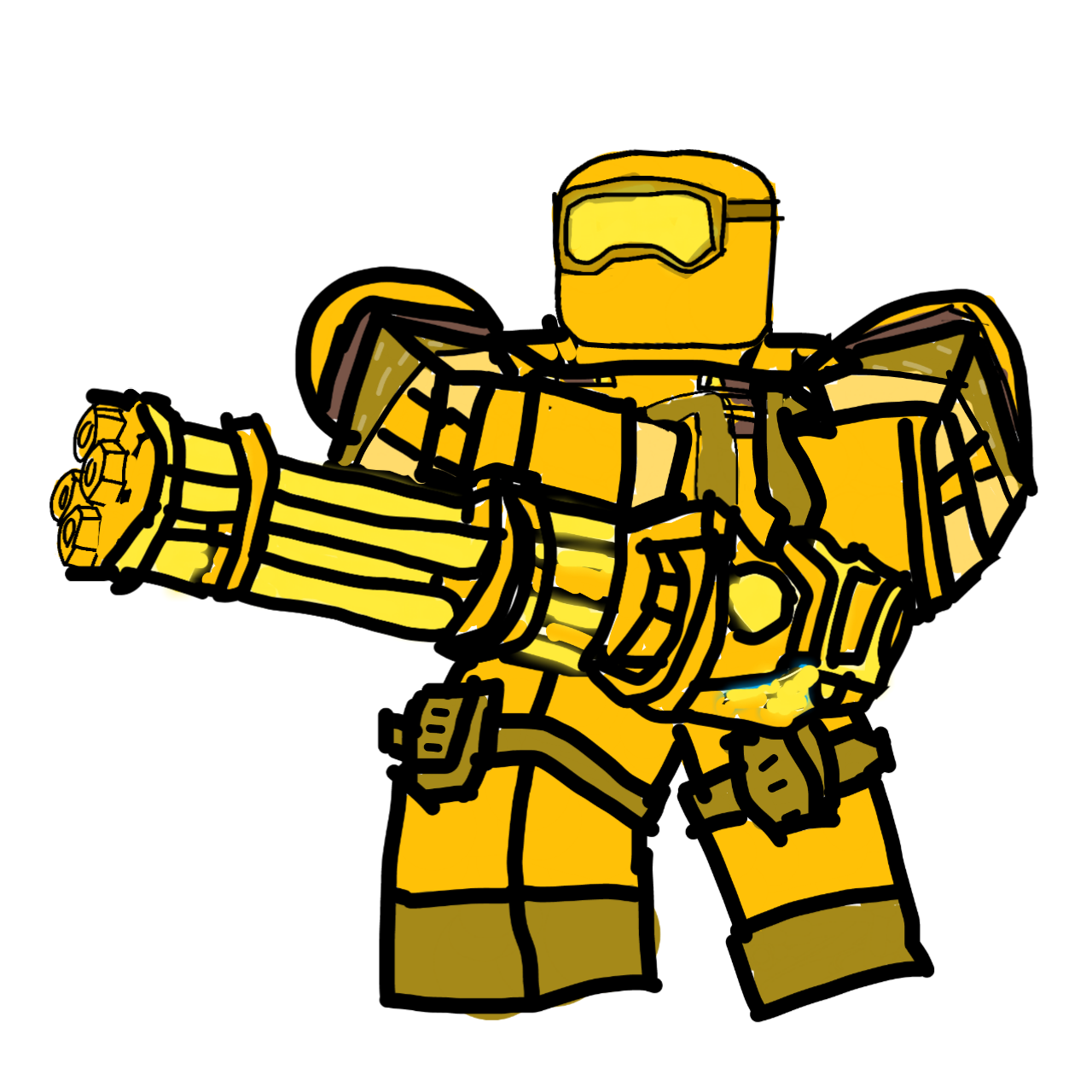 Golden Minigunner, Tower Defense Simulator Wiki