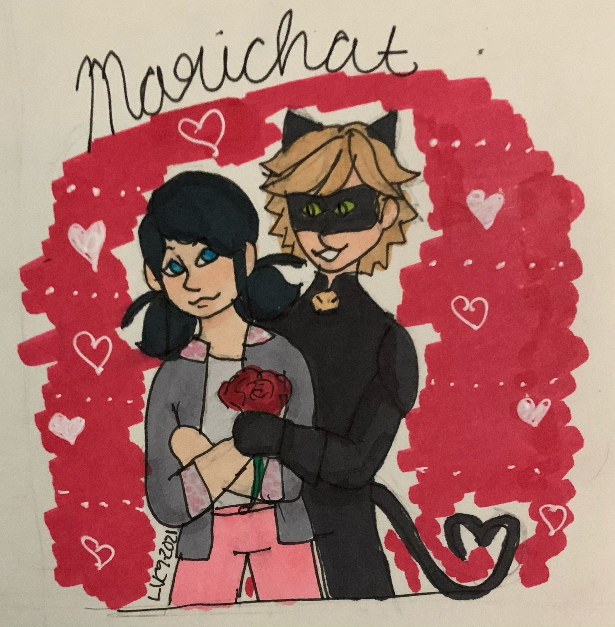 Fanart A Day Day 32 Marichat Fandom