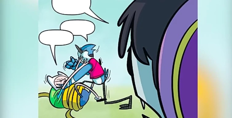 How strong are Mordecai and Rigby (With Boom Comics Adventure Time ...