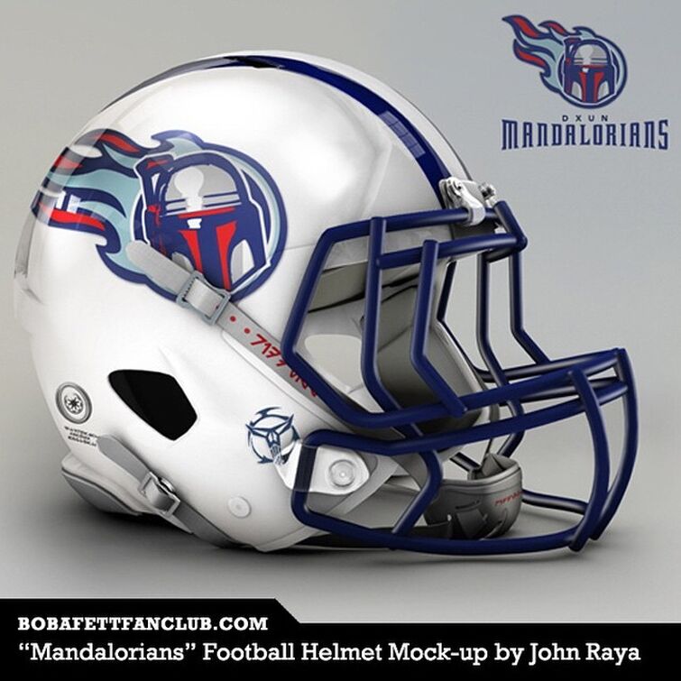 Football helmets in the 'Star Wars' universe