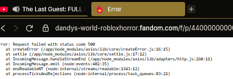 oh screw you fandom, stop giving me errors 😭🤯🙏 | Fandom