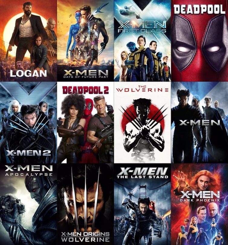 X-Men' Movies (Including 'Deadpool') Ranked According to Rotten