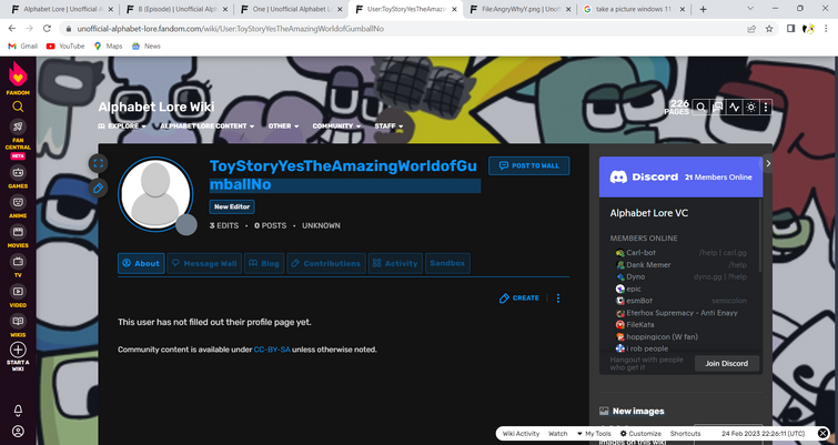 O, Unofficial Alphabet Lore Wiki, Fandom in 2023