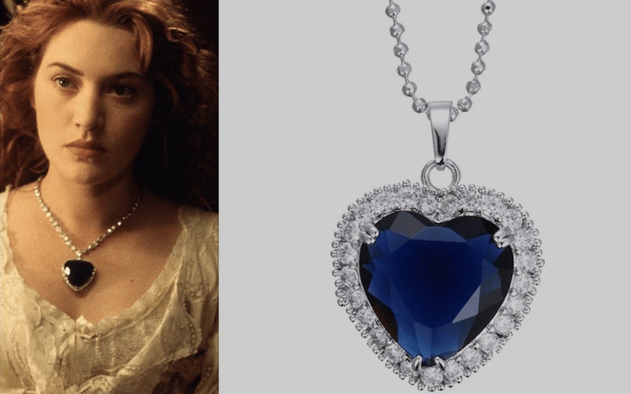 Kate Winslet's Celebrity Inspired Titanic Heart Of The Ocean Necklace  Petite Carats 