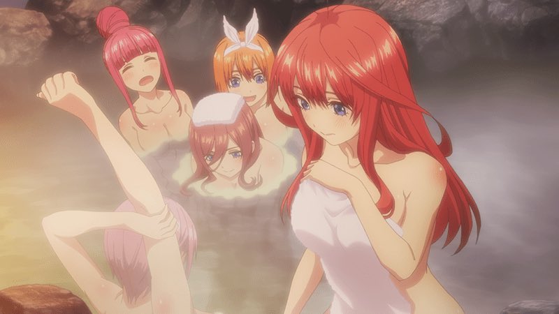 Go-Toubun no Hanayome - Go-Toubun no Hanayome (The Quintessential  Quintuplets) Season 2 - Episode 9 [Screenshots] Flying kiss by our second  sister, Nakano Nino. Once again, she's making her way to Futarou-kyun ~