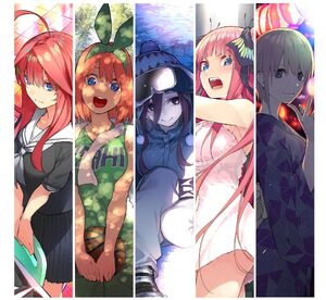 Explore the Best Gotoubun_no_hanayome_movie Art