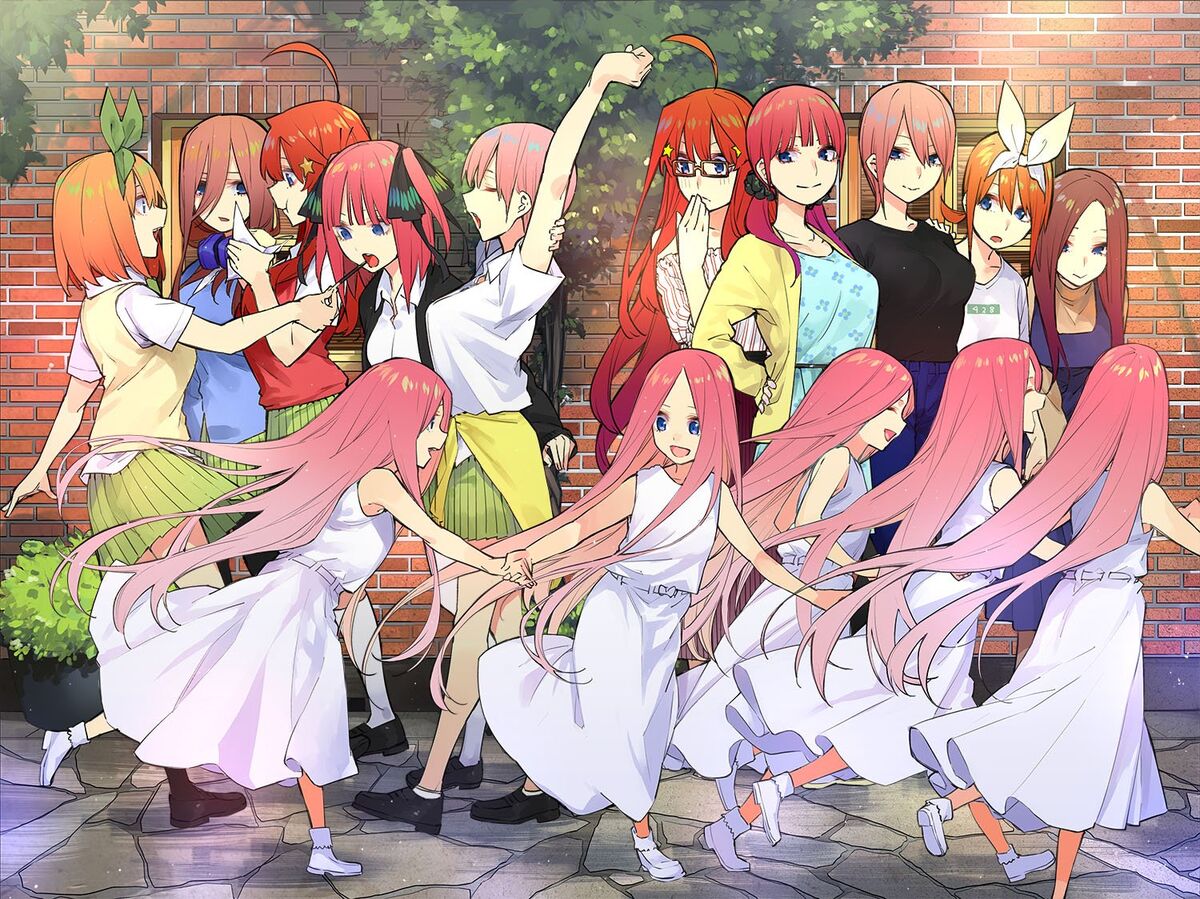 Anime Trending on X: Go-toubun no Hanayome - New Key Visual!! It is  slated to premiere on January 10, 2019  / X