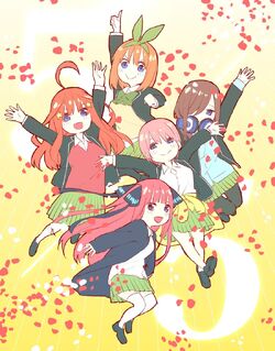 Find about Quintessential Quintuplets' the main plot and characters with  their birthday, age and height - Anime Superior