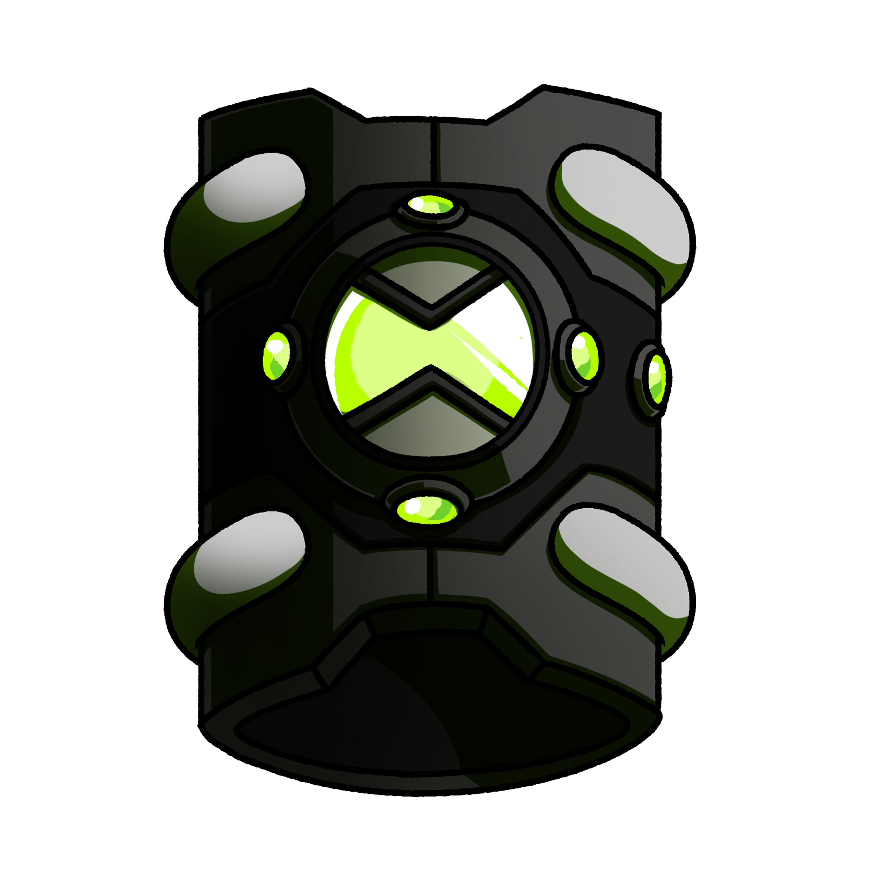 Ben 10: Ultimate Alien - Prototype Omnitrix PNG by