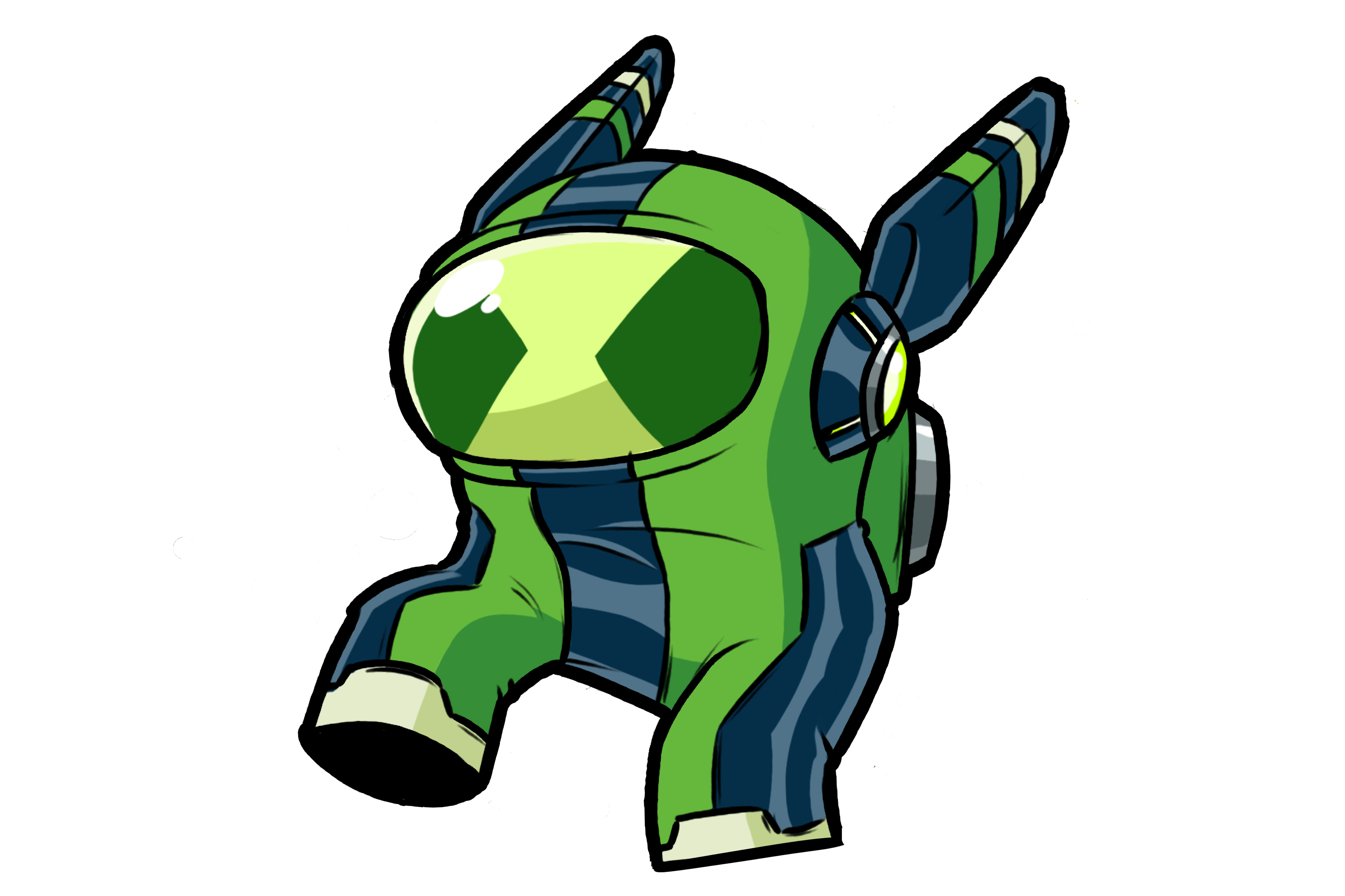 CreatureFeature GonnaGeetcher on X: Ben 10,000, or Ben 10k for short. His  omnitrix has grown with him and he now has the ability to use partial  transformations, even in another alien form. #