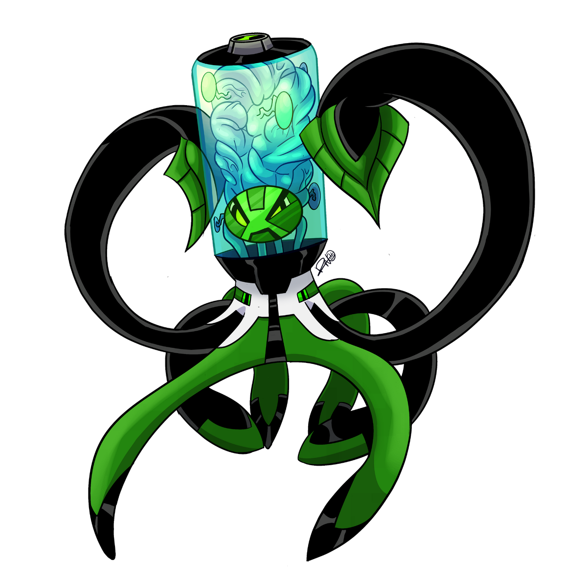 CreatureFeature GonnaGeetcher on X: Ben 10,000, or Ben 10k for short. His  omnitrix has grown with him and he now has the ability to use partial  transformations, even in another alien form. #