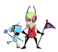 Zim and GIR Concept by Alex Gautreaux