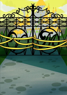 Vlad Masters' mansion front gate