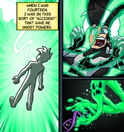 Danny getting his  powers