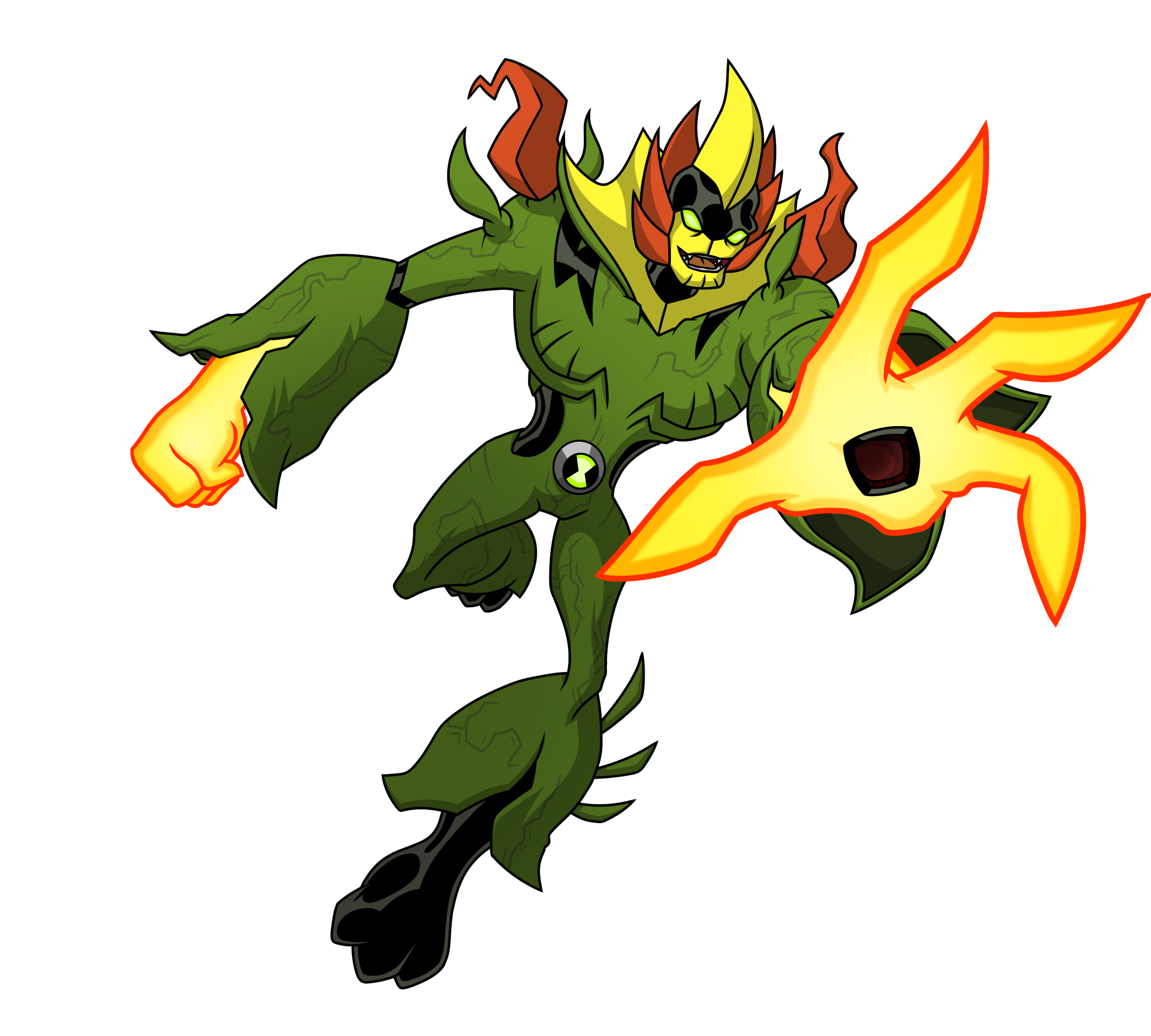 ben 10 omniverse swampfire redesign