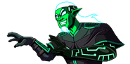 Future Technus in his awakened form in Future Fenton's Timeline