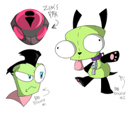 Zim and GIR Concept 2