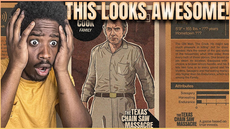 THE COOK CHARACTER STATS AND ATTRIBUTES REVEALED | Texas Chainsaw 