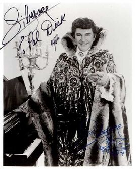 Liberace autograph to dick