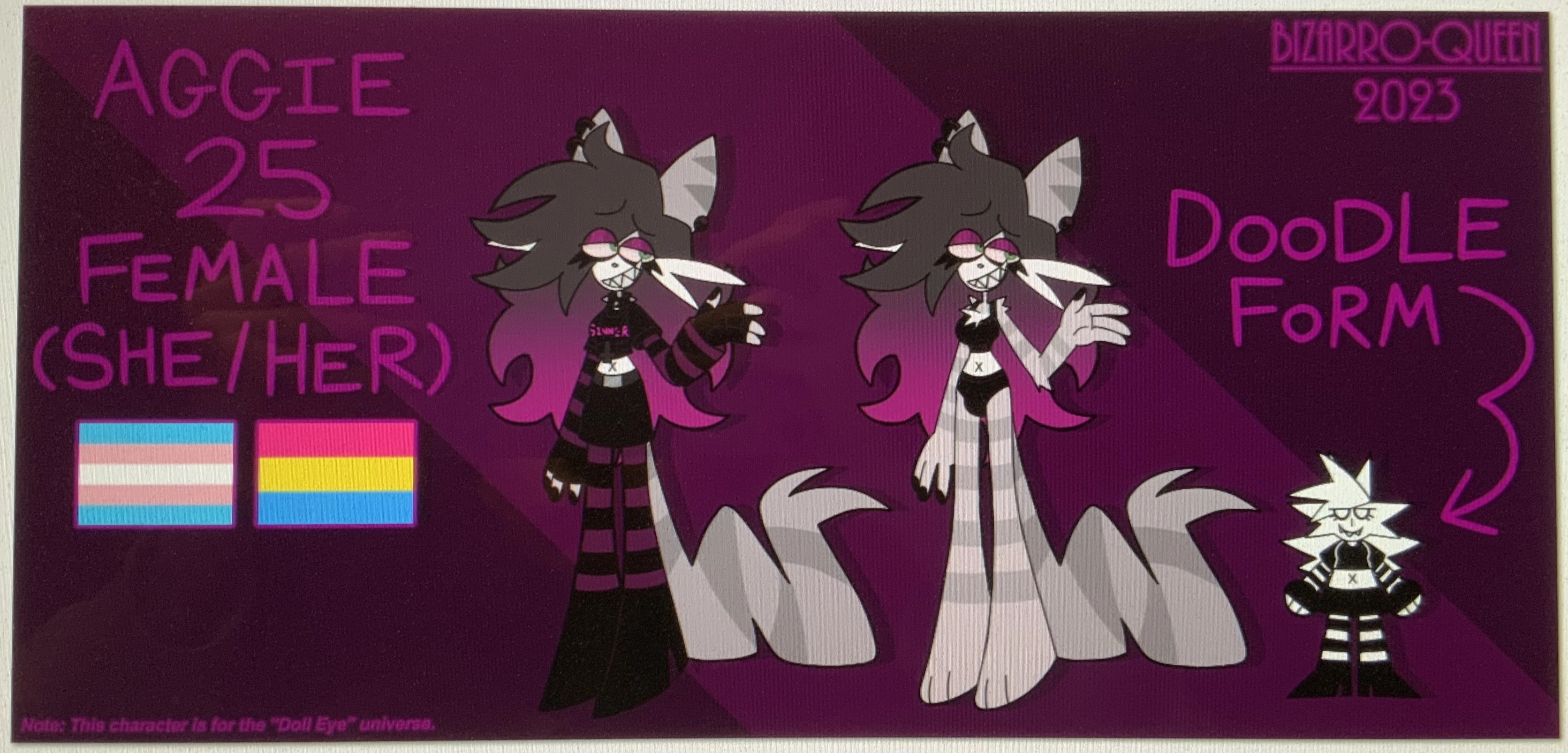 🌟😉 THIS IS MY FIRST OC FOR THE DOLL EYE UNIVERSE! 😉🌟 Fandom