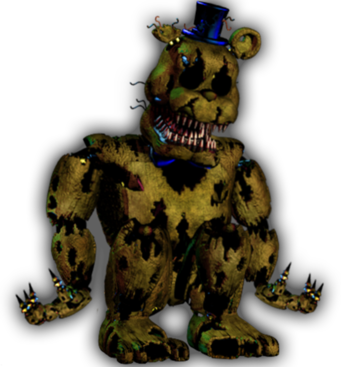 Nightmare Freddy 2.0 in FNaF4!! by HeroGollum on DeviantArt