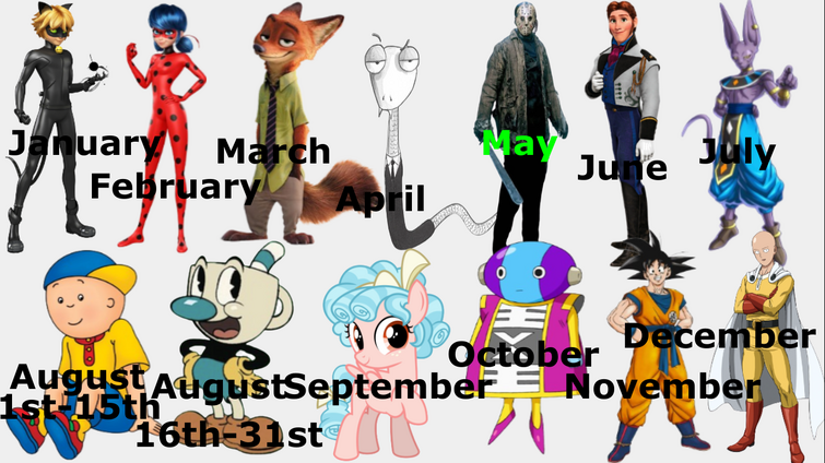 You Have To Go Up Against An Ultimate Fight With This Character Based On Your Birth Month Fandom