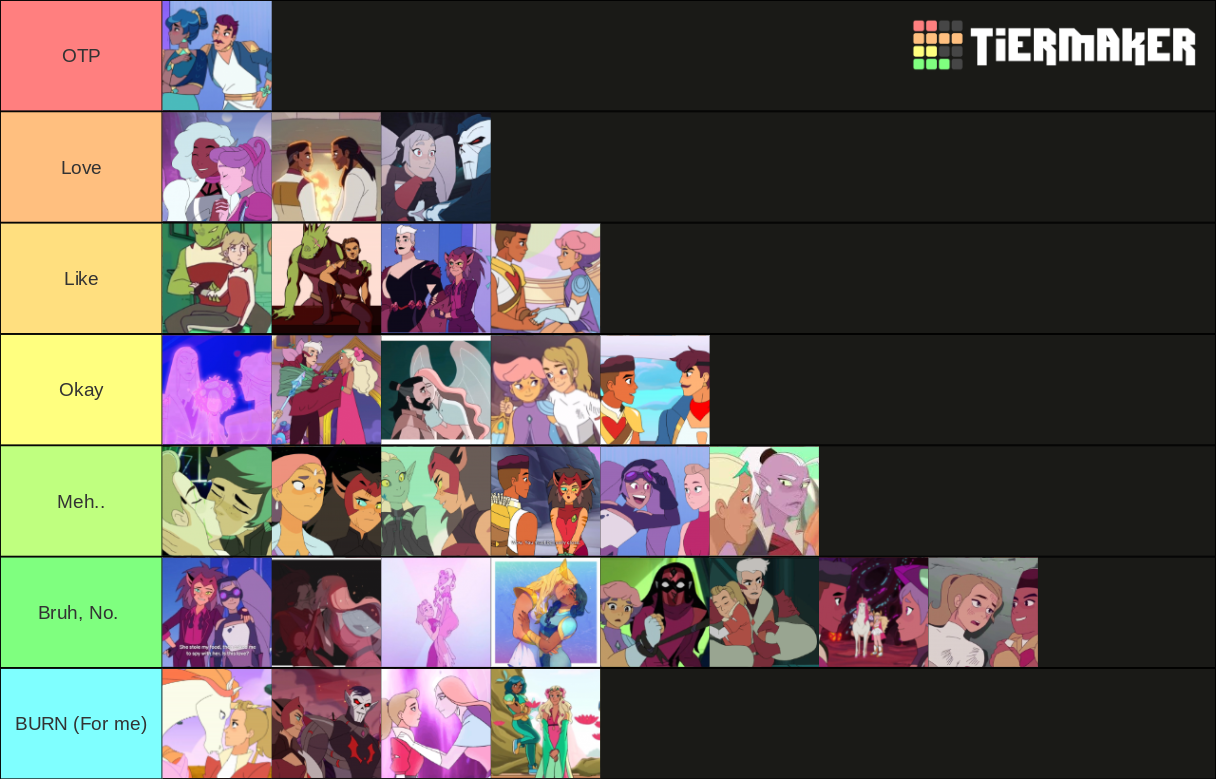 Create a Fire Force Baddies gen 3 Tier List - TierMaker