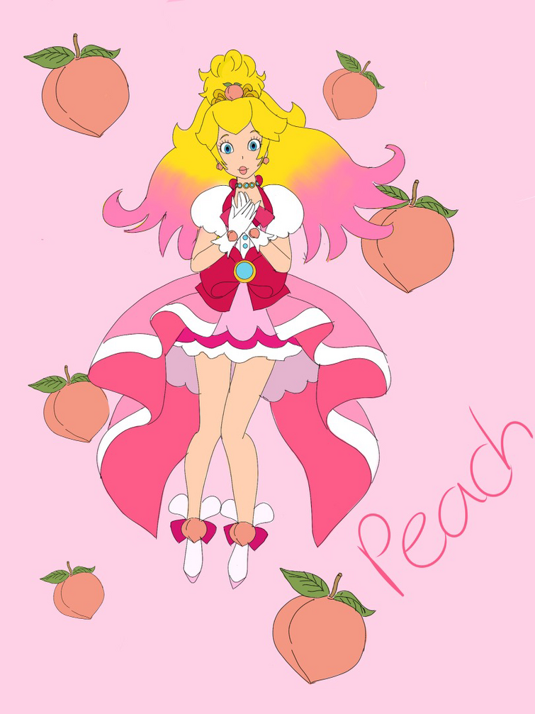 Princess Peach in Cure Flora's Uniform | Fandom