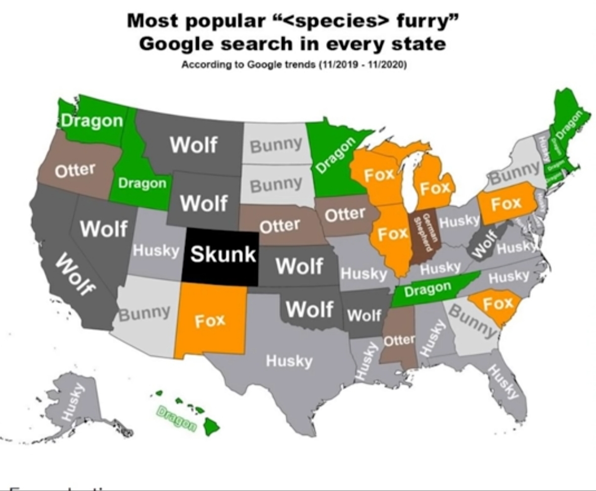 More popular. Popular furry species.