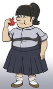 Mary Jane Eating an Apple