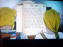 The Twins overlapping the journal