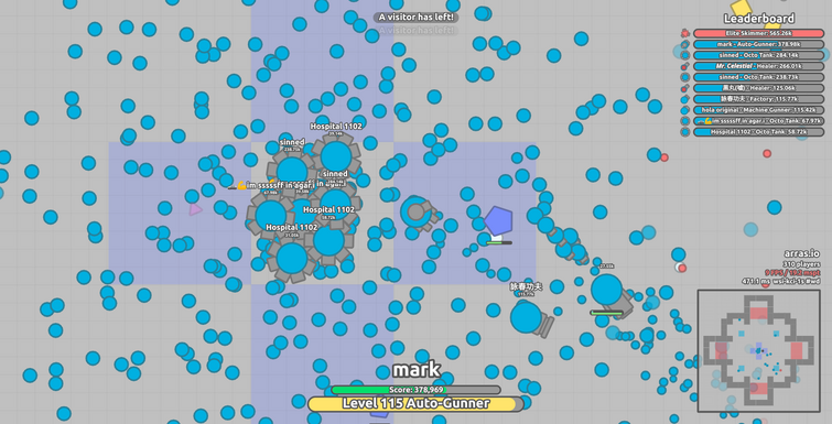 Arras.io - 7 Mega Smashers VS Multiboxers 