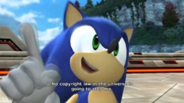 No copyright law in the universe is going to stop me!