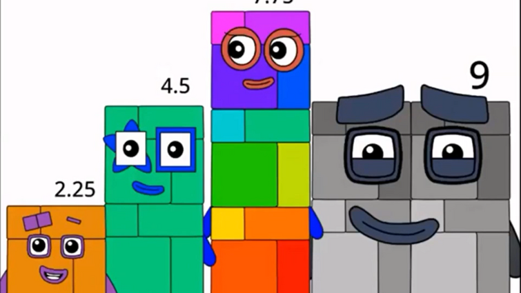 Гамми блокс эволюция играть. Намбер Блокс 1. Намбер Блокс 9. Numberblocks 4.5. Намбер Блокс 11.