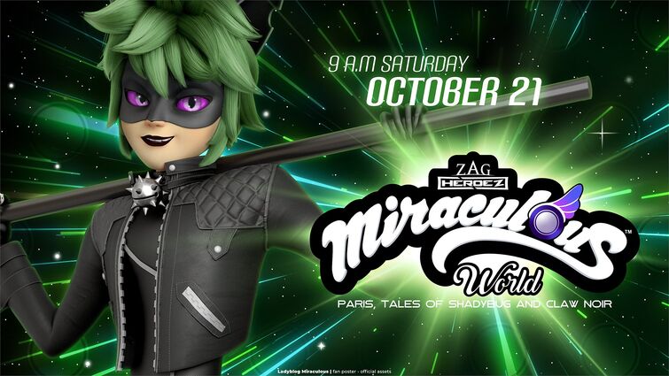 Miraculous World: Paris, As Aventuras de Shadybug e Garra Noir