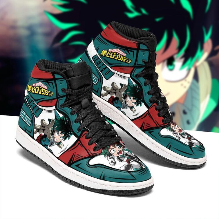 Bakugou Jordan 1 Sneaker Boots, Limited Edition My Here Academia