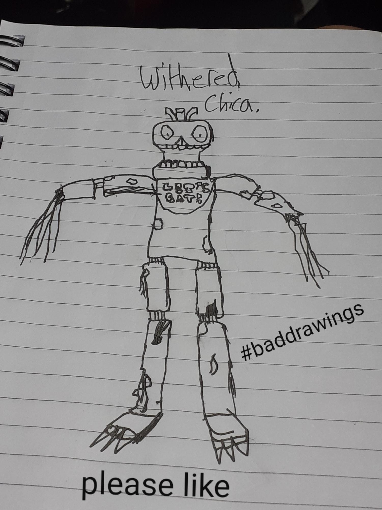 Fanart Withered Chica Fandom