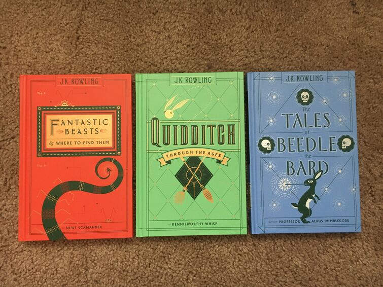 Hogwarts Library Set of 3 Books: Quidditch Through the Ages
