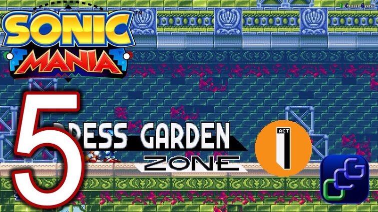 Sonic Mania Walkthrough - Part 5 - Press Garden Zone Act 1-2