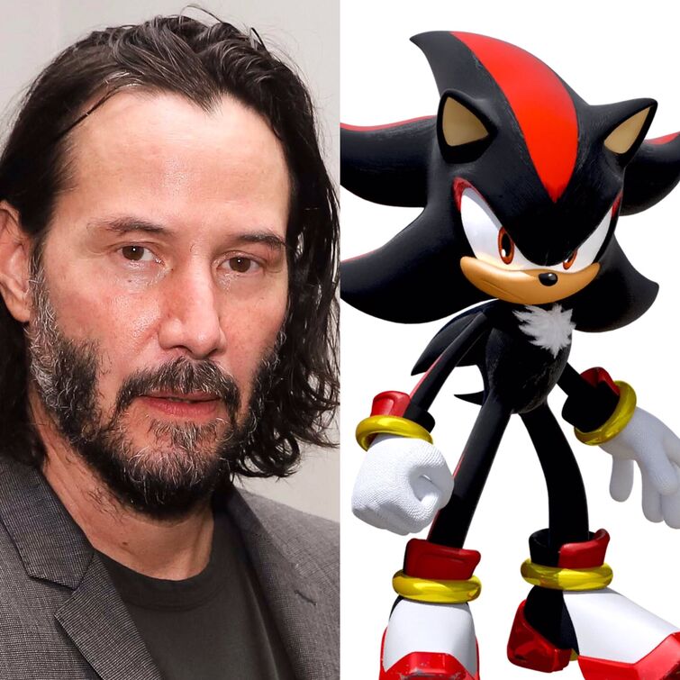 Fan Casting Keanu Reeves as Shadow The Hedgehog in Sonic The