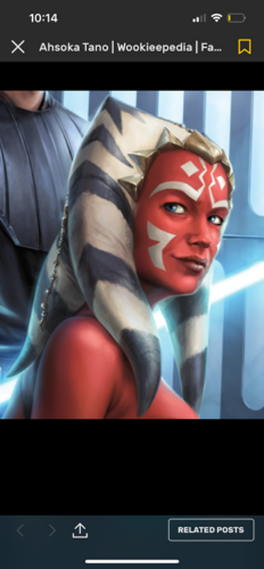 Ahsoka Tano, Wookieepedia