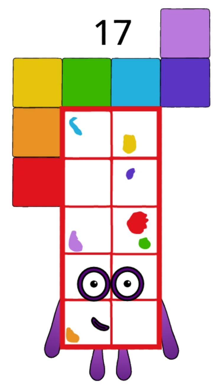 Seventeen 2D Numberblocks Fandom