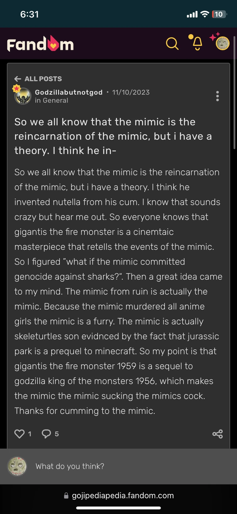 I Finally Drew THE MIMIC!! | Fandom