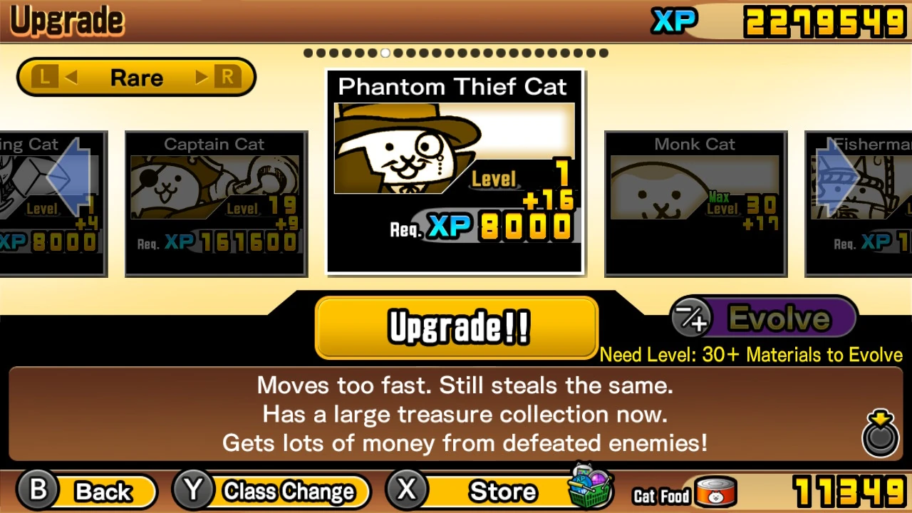 Not upgrading Thief Cat in Battle Cats Unite>>>>>> Fandom