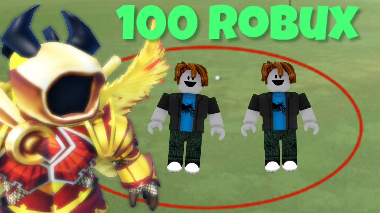 I donated 100 robux