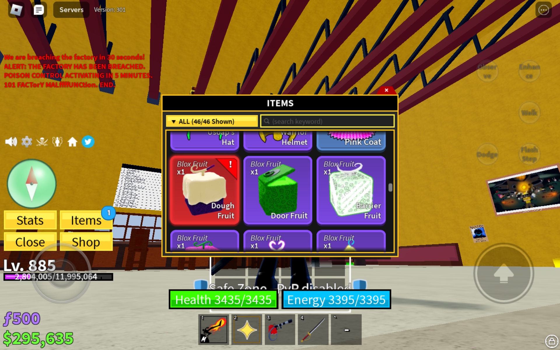 Trading Blox Fruits Dough Soul For 50 Hours 