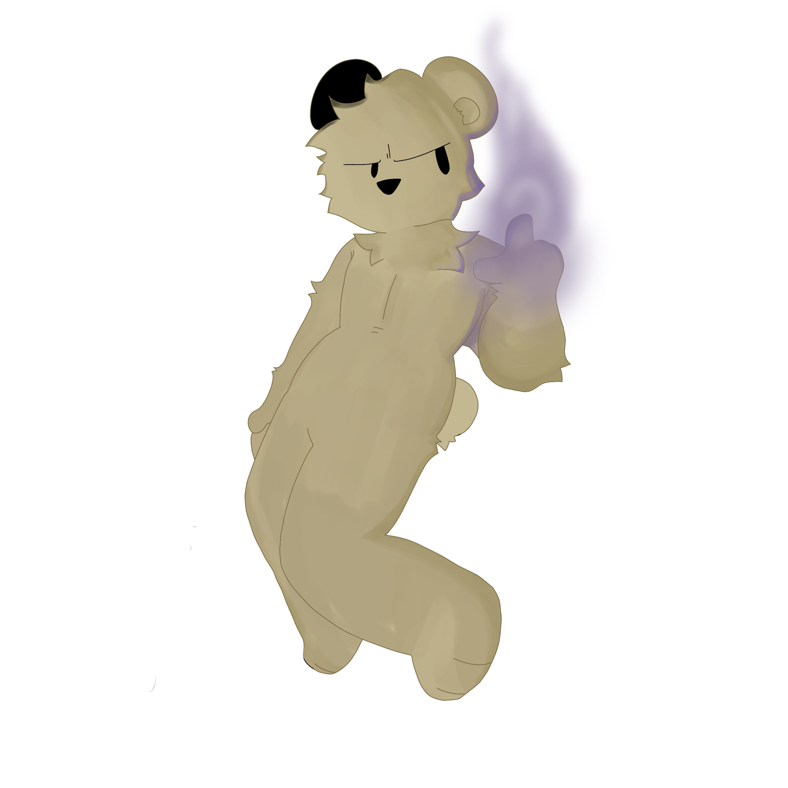 this is Sam, from a Roblox game: Bear alpha -) by Panbel on DeviantArt
