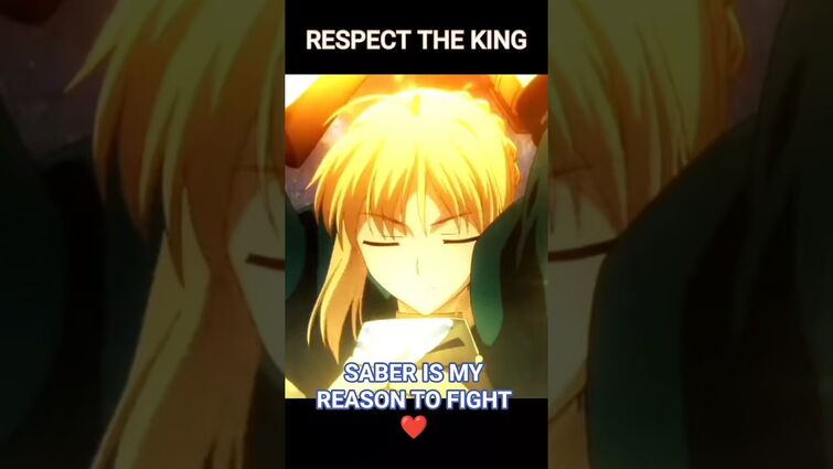 Saber is my reason to fight ❤️
