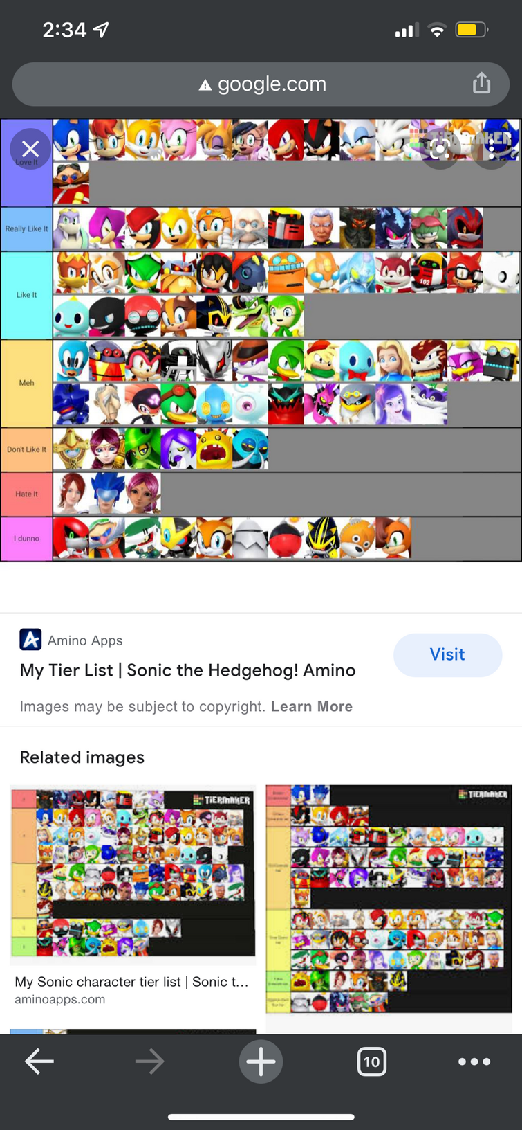 Sonic games tier list  Sonic the Hedgehog! Amino